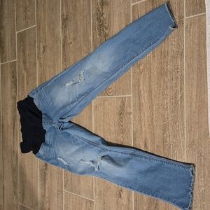 Glen Maternity Distressed Cuffed Jean